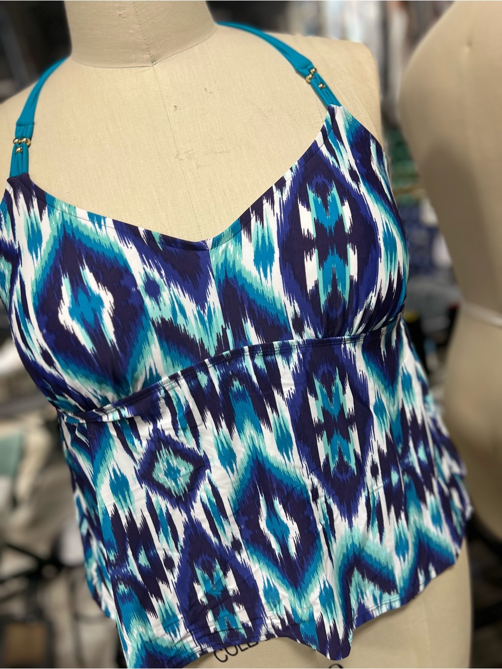 Beach Native Tankini Swim Top Plus Size 20W